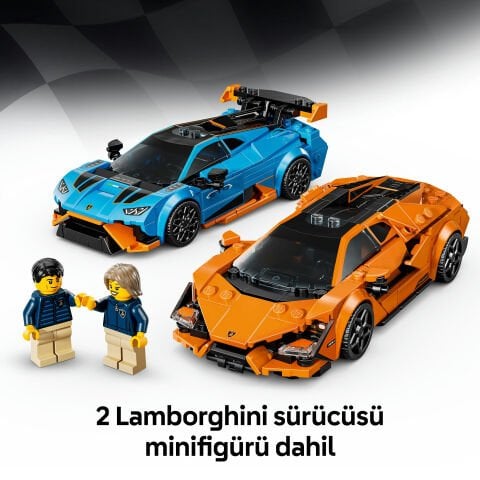 LEGO® Speed Champions Lamborghini Revuelto ve Huracán STO 77238