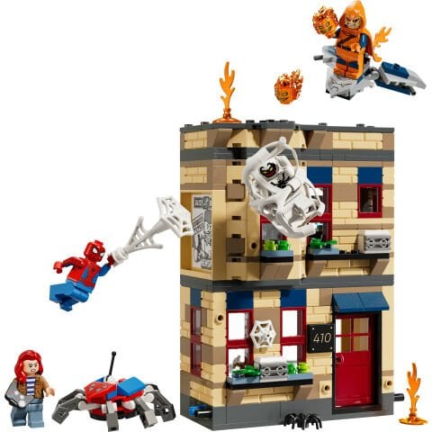 LEGO® ǀ Marvel Peter Parker'ın Dairesi Süper Kahraman Savaşı Yapım Oyuncağı 76317