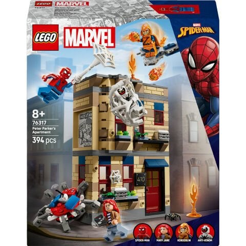 LEGO® ǀ Marvel Peter Parker'ın Dairesi Süper Kahraman Savaşı Yapım Oyuncağı 76317