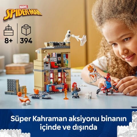 LEGO® ǀ Marvel Peter Parker'ın Dairesi Süper Kahraman Savaşı Yapım Oyuncağı 76317