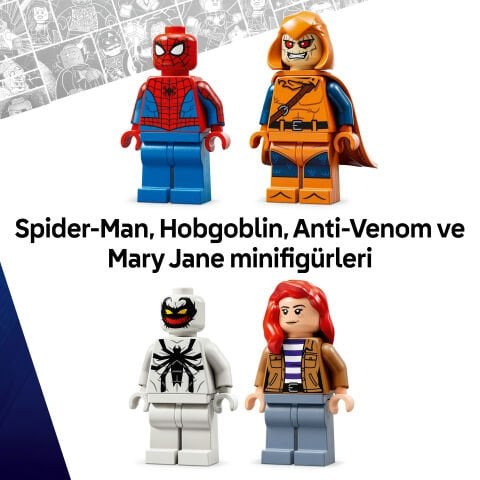 LEGO® ǀ Marvel Peter Parker'ın Dairesi Süper Kahraman Savaşı Yapım Oyuncağı 76317