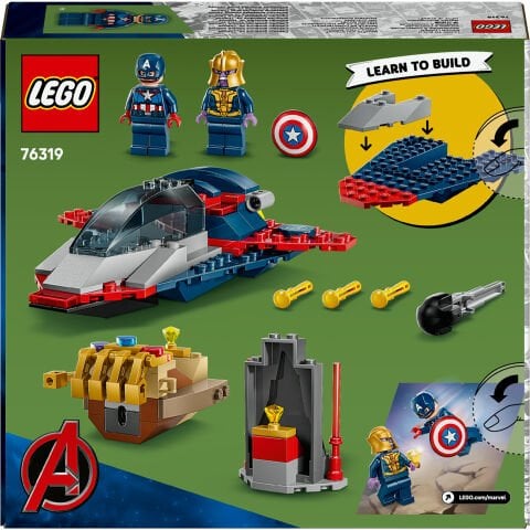LEGO® ǀ Marvel Kaptan Amerika, Thanos'a Karşı, 2 Minifigürlü 76319