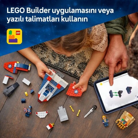 LEGO® ǀ Marvel Kaptan Amerika, Thanos'a Karşı, 2 Minifigürlü 76319