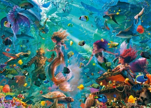 9000 Parça Puzzle Sualtı