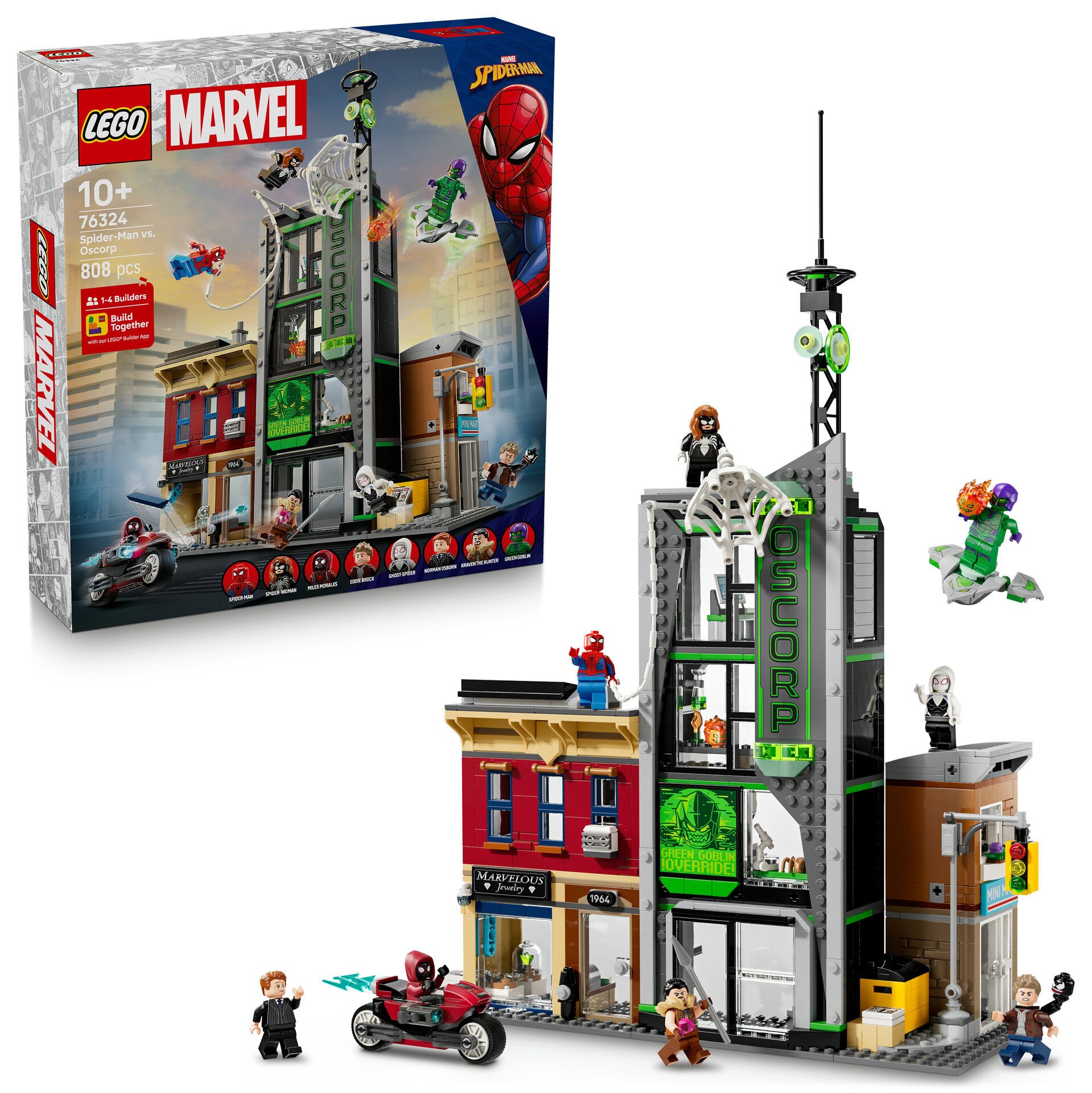 ■TOM ,新品未開封,AOR,トム・スノウ,WARREN WIEBE LEGO® ǀ Marvel Örümcek Adam, Oscorp'a Karşı, Süper Kahraman Yapım
