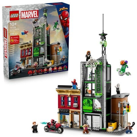 LEGO® ǀ Marvel Örümcek Adam, Oscorp'a Karşı, Süper Kahraman Yapım Seti 76324