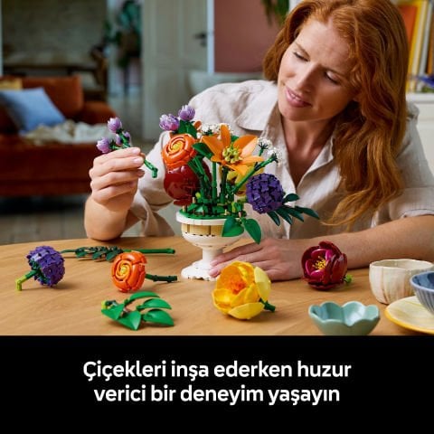 LEGO® Botanicals Çiçek Aranjmanı Dekoratif Çiçek Modeli 10345
