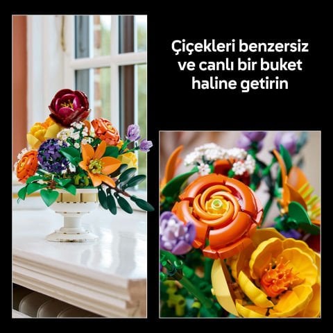 LEGO® Botanicals Çiçek Aranjmanı Dekoratif Çiçek Modeli 10345