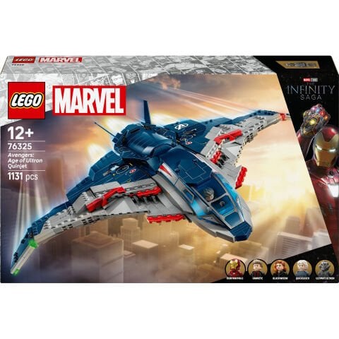 LEGO® ǀ Marvel Avengers: Ultron Çağı Quinjet, Çocuklar için Yapım Seti 76325