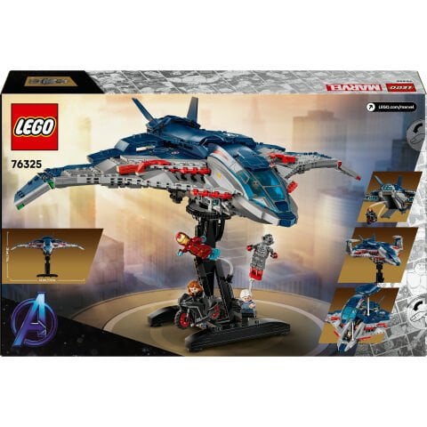 LEGO® ǀ Marvel Avengers: Ultron Çağı Quinjet, Çocuklar için Yapım Seti 76325