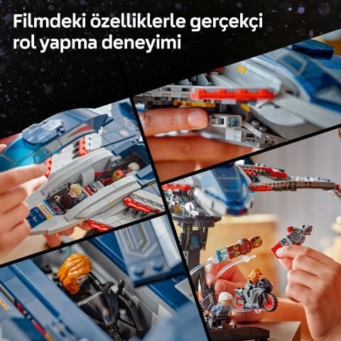 LEGO® ǀ Marvel Avengers: Ultron Çağı Quinjet, Çocuklar için Yapım Seti 76325