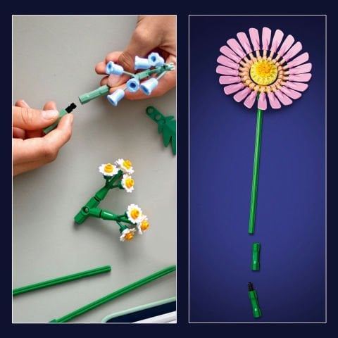 LEGO® Botanicals Küçük Sarı Buket Dekoratif Çiçek Seti 10347