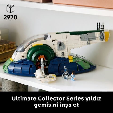 LEGO® Star Wars™ Jango Fett'in Firespray Sınıfı Starship’i Sergileme Seti 75409