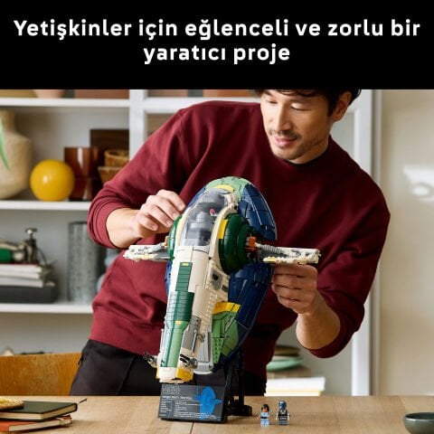 LEGO® Star Wars™ Jango Fett'in Firespray Sınıfı Starship’i Sergileme Seti 75409