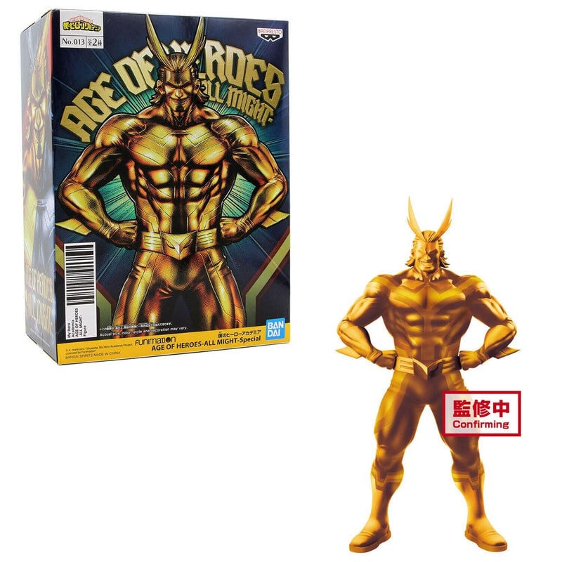 Banpresto My Hero Academia All Might Figürü - Özel Age of Heroes Serisi (Versiyon A)
