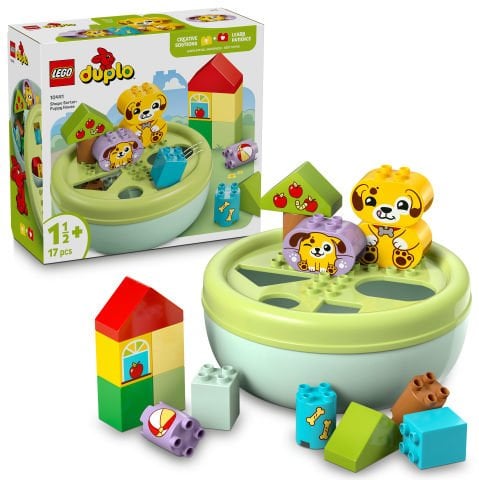 LEGO® DUPLO® İlk Şekil Ayırıcı: Köpek Evi Küçük Çocuklar için Eğitici Oyuncak 10441
