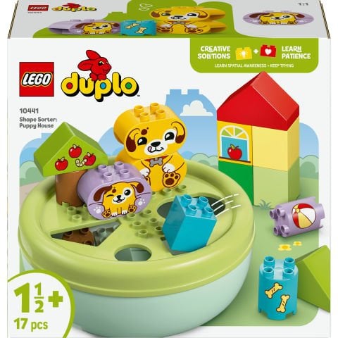 LEGO® DUPLO® İlk Şekil Ayırıcı: Köpek Evi Küçük Çocuklar için Eğitici Oyuncak 10441