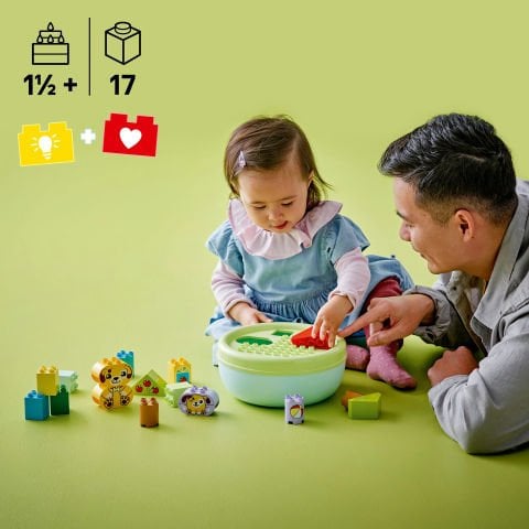 LEGO® DUPLO® İlk Şekil Ayırıcı: Köpek Evi Küçük Çocuklar için Eğitici Oyuncak 10441