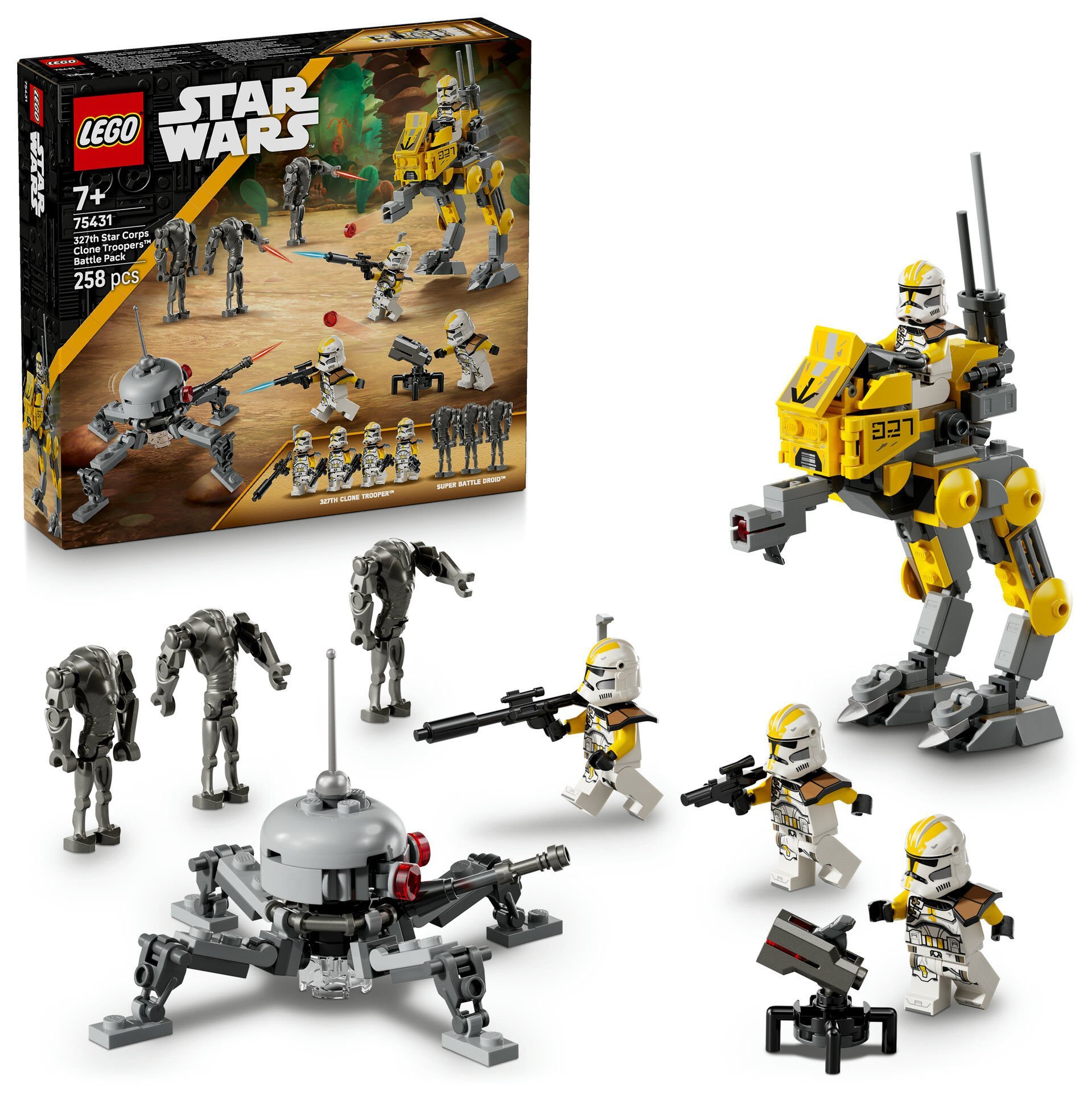 LEGO® Star Wars™ Star Corps 327. Klon Trooper Savaş Paketi Hediye Seti 75431