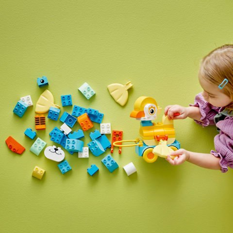 LEGO® DUPLO® Kasabası 3’ü 1 Arada Tekerlekli Hayvanlar Yaratıcı Oyun için Oyuncak 10448