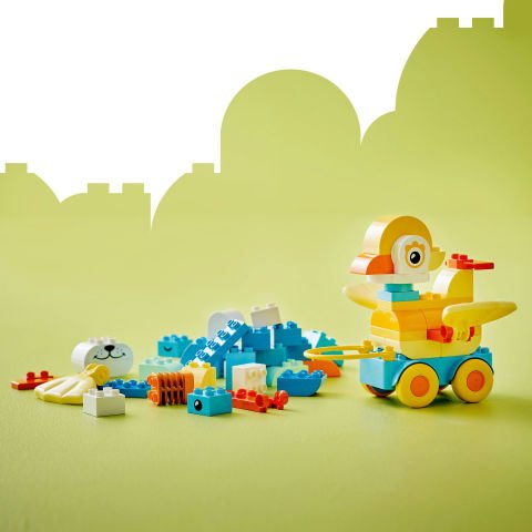LEGO® DUPLO® Kasabası 3’ü 1 Arada Tekerlekli Hayvanlar Yaratıcı Oyun için Oyuncak 10448