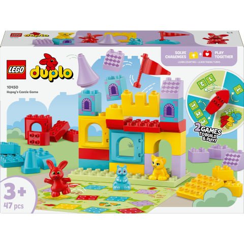 LEGO® DUPLO® Hopsy’nin Kale Oyunu Oyun Yoluyla Öğreten Yapım Oyuncağı 10450