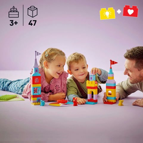 LEGO® DUPLO® Hopsy’nin Kale Oyunu Oyun Yoluyla Öğreten Yapım Oyuncağı 10450