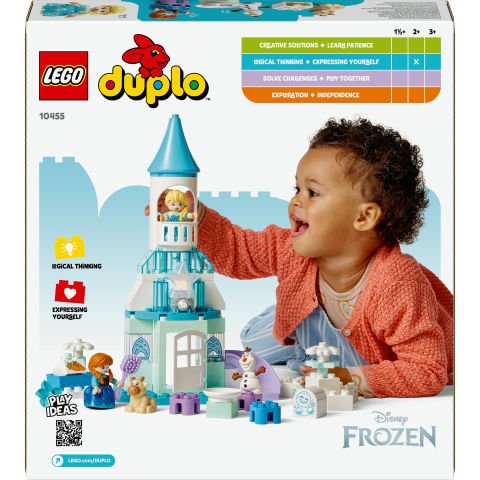 LEGO® DUPLO® │ Disney Anna ve Elsa’nın Karlar Ülkesi Şato Partisi İnşa Edilebilen Küçük Çocuk Oyuncağı 10455