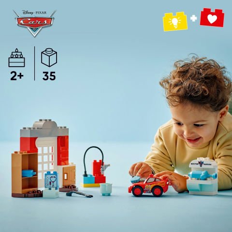 LEGO® DUPLO® │ Disney ve Pixar Arabalar McQueen’in Doc’un Garajını Ziyareti 10456