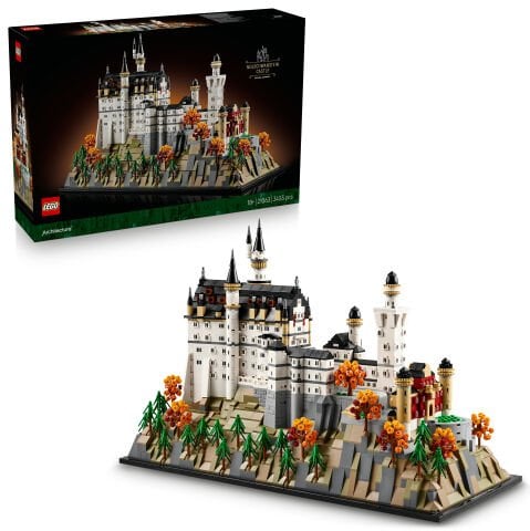 LEGO® Architecture Neuschwanstein Şatosu Yetişkinler için Koleksiyonluk Model 21063