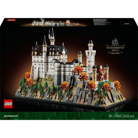LEGO® Architecture Neuschwanstein Şatosu Yetişkinler için Koleksiyonluk Model 21063