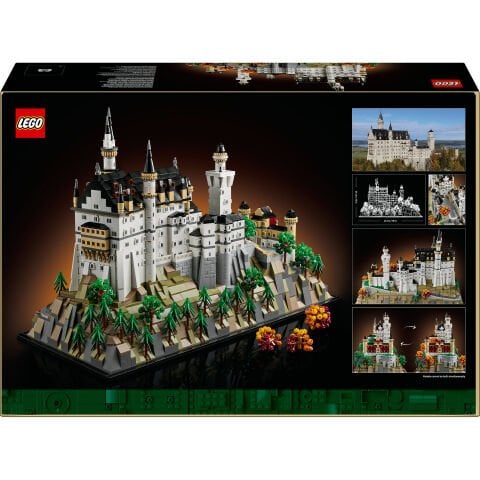 LEGO® Architecture Neuschwanstein Şatosu Yetişkinler için Koleksiyonluk Model 21063