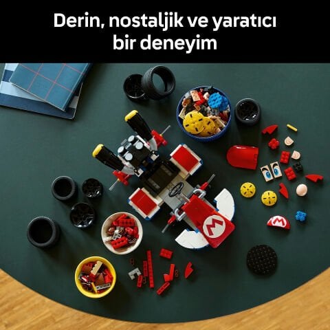 LEGO Super Mario: Mario Kart – Mario ve Standard Kart, Koleksiyonluk Model 72037