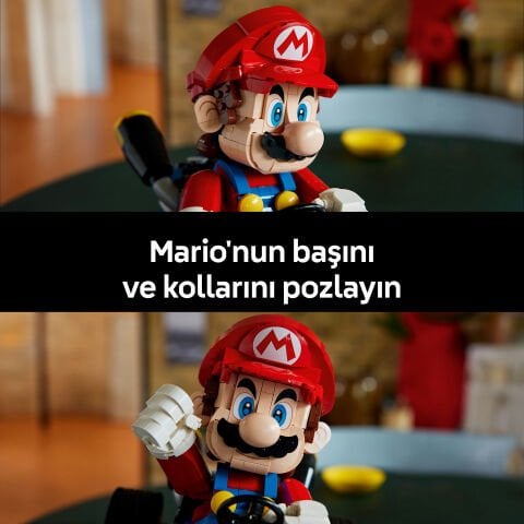 LEGO Super Mario: Mario Kart – Mario ve Standard Kart, Koleksiyonluk Model 72037