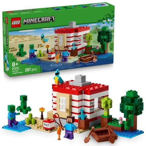 LEGO® Minecraft® TNT Büyük Orman Evi, Koleksiyonluk Video Oyunu Oyuncağı 21275