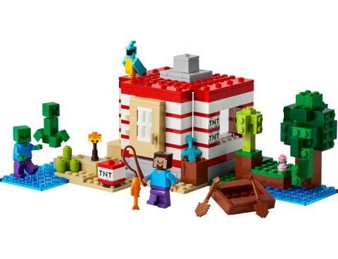 LEGO® Minecraft® TNT Büyük Orman Evi, Koleksiyonluk Video Oyunu Oyuncağı
