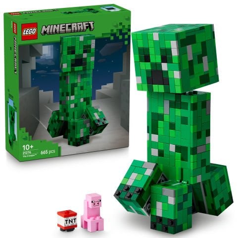 LEGO® Minecraft® Creeper™ Dekoratif Video Oyunu Aksiyon Figürü Yapım Oyuncağı 21276