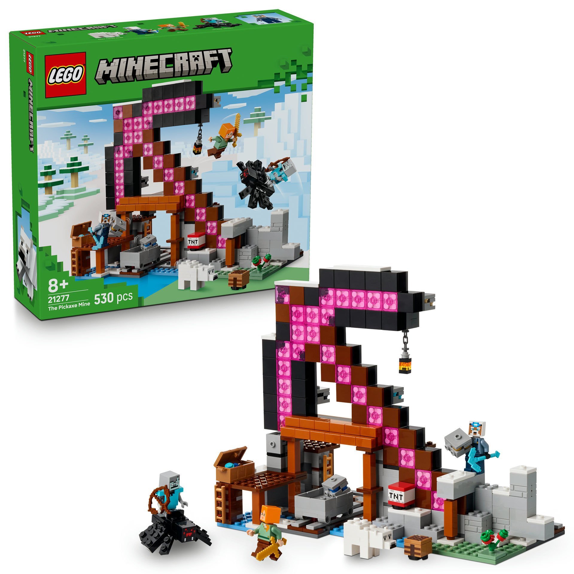 LEGO® Minecraft® Kazma Madeni Oyun Odası Modeli ve Balta Oyuncağı 21277