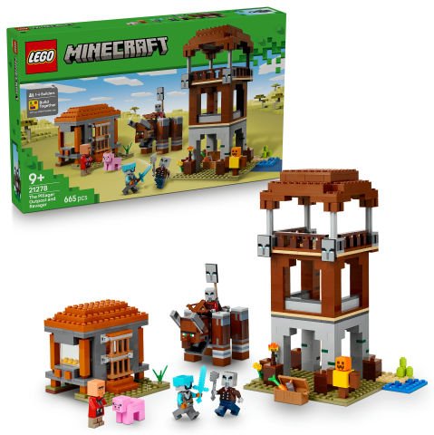 LEGO® Minecraft® Yağmacı Karakolu ve Çapulcu Video Oyunu Hediyesi 21278