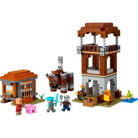 LEGO® Minecraft® Yağmacı Karakolu ve Çapulcu Video Oyunu Hediyesi 21278