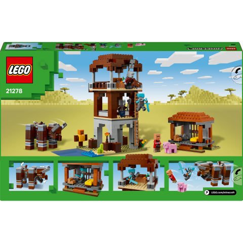 LEGO® Minecraft® Yağmacı Karakolu ve Çapulcu Video Oyunu Hediyesi 21278