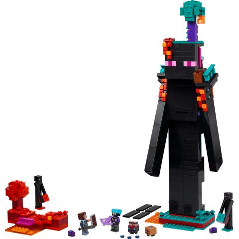 LEGO® Minecraft® Enderman Kulesi Video Oyuncusu Çocuklar için Oyuncak 21279