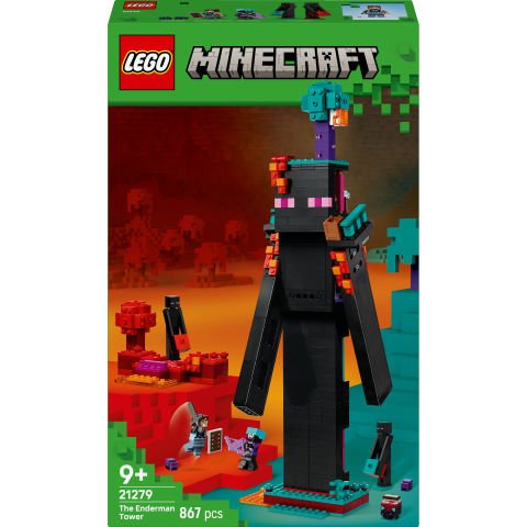 LEGO® Minecraft® Enderman Kulesi Video Oyuncusu Çocuklar için Oyuncak 21279