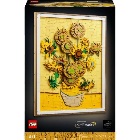 LEGO® Art Vincent van Gogh – Ayçiçekleri Tablo Yapım Seti 31215