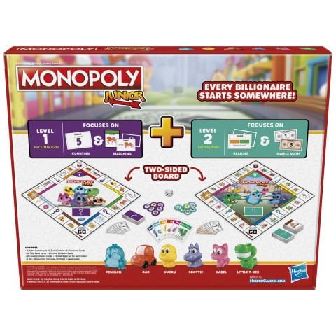 Monopoly Junior 2'si 1 Arada