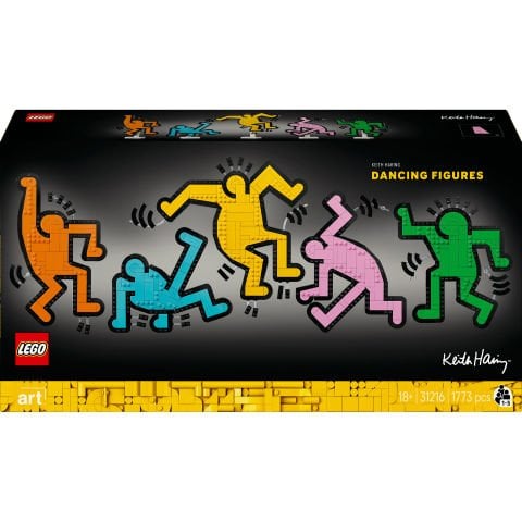 LEGO® Art Keith Haring – Dans Eden Figürler Dekoratif Oturma Odası Modeli 31216