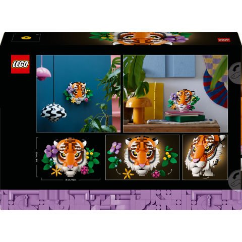 LEGO® Art Fauna Koleksiyonu – Kaplan, Yeni Ev Hediyesi 31217