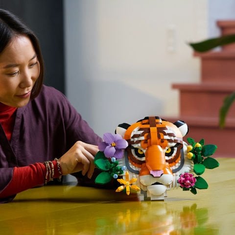 LEGO® Art Fauna Koleksiyonu – Kaplan, Yeni Ev Hediyesi 31217
