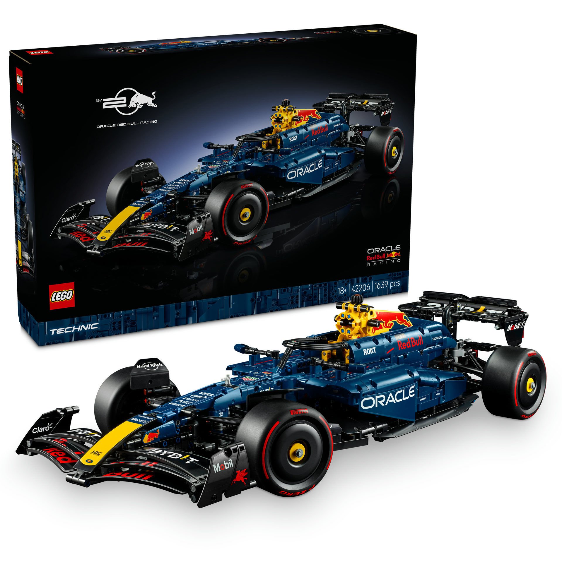 LEGO® Technic Oracle Red Bull Racing RB20 F1 Araba Yetişkinler için Model Seti 42206