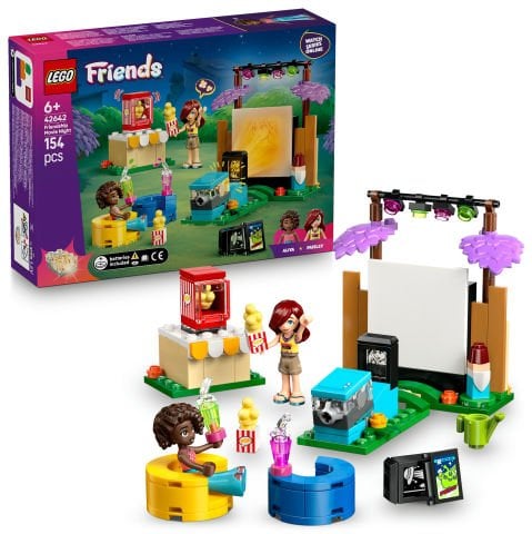 LEGO® Friends Arkadaşlık Film Gecesi Yaratıcı Oyuncak Yapım Seti 42642